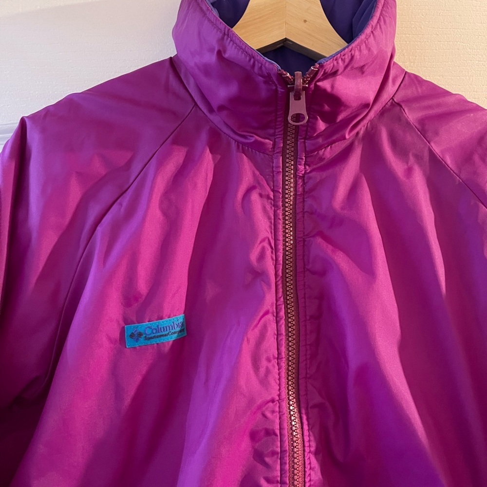 Columbia Women's Vibrant Purple Puffer Jacket - Picture 2 of 4